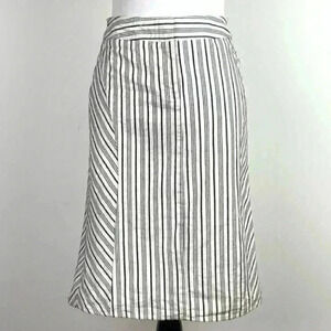 Express skirt size 1/2 black white striped pencil